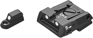Fusion Firearms LPA White Dot Carry Sight Set for CZ P07, P09, and CZ75P07