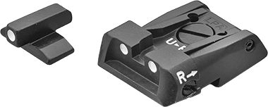 Fusion Firearms LPA White Dot Carry Sight Set for Beretta 92X Performance