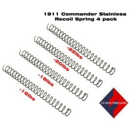 Fusion Firearms Commander 1911 Recoil Spring 4 pack – Stainless Steel, Higher Calibers