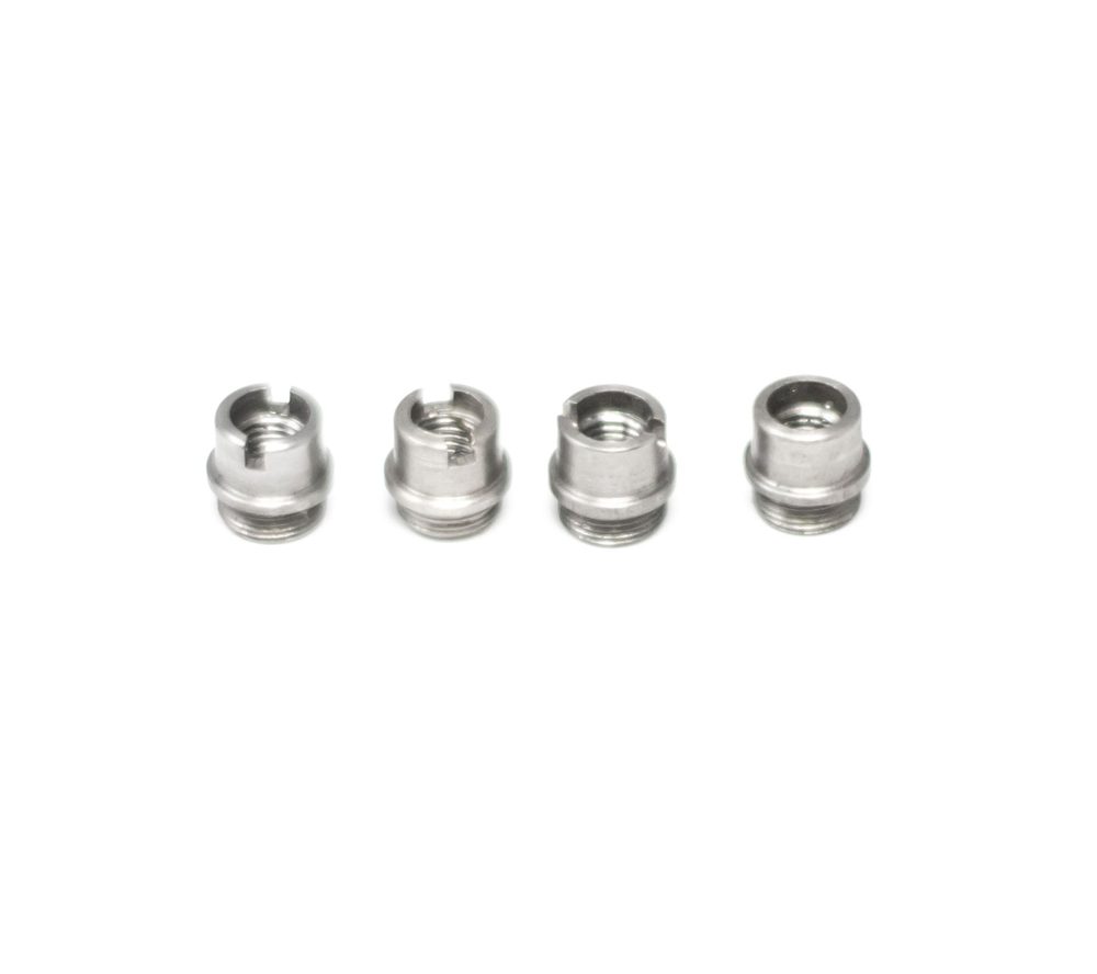 Fusion Firearms 1911 Grip Screw Bushings – Stainless (4)