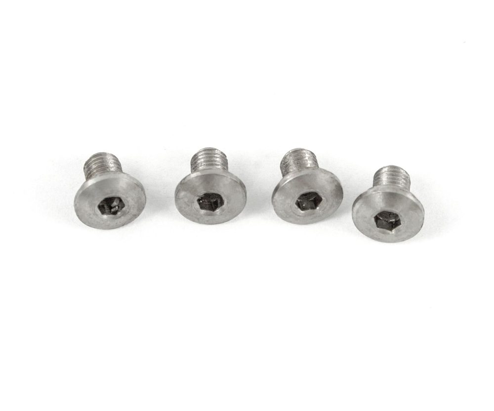 Fusion Firearms 1911 Grip Screws – Hex, Stainless, Thin (4)