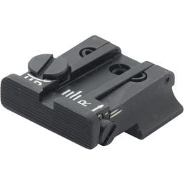 Fusion Firearms S&W – SW99 Walther P99 – Rear Adjustable Sight – Black Serrated