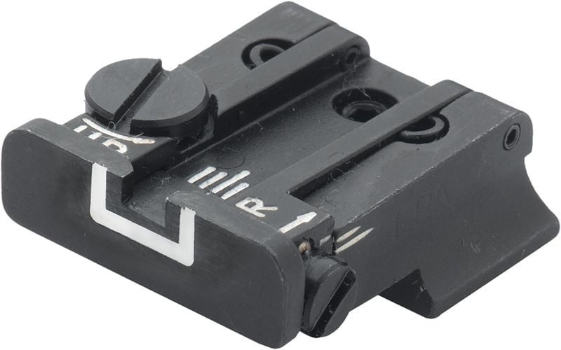 Fusion Firearms S&W – SW99 Walther P99 – Rear Adjustable Sight – White Outline