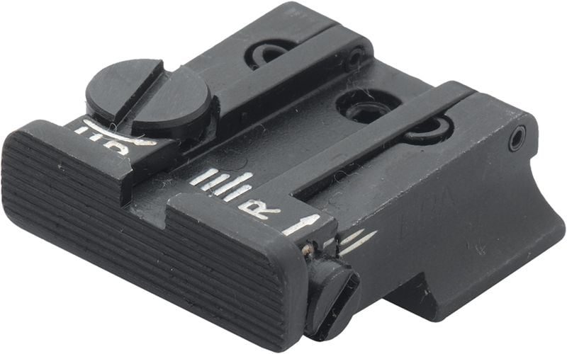 Fusion Firearms S&W – 3rd Gen. 9mm & 40cal. – Rear Adjustable Sight – Black Serrated
