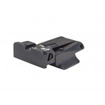 Fusion Firearms S&W – 9mm & 40 Cal. (3rd Gen) – Rear Adjustable Sight – Black Serrated