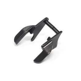 Fusion Firearms 1911 Ambi Thumb Safety – Extended, Wide Paddle, Bar-Stock, Black