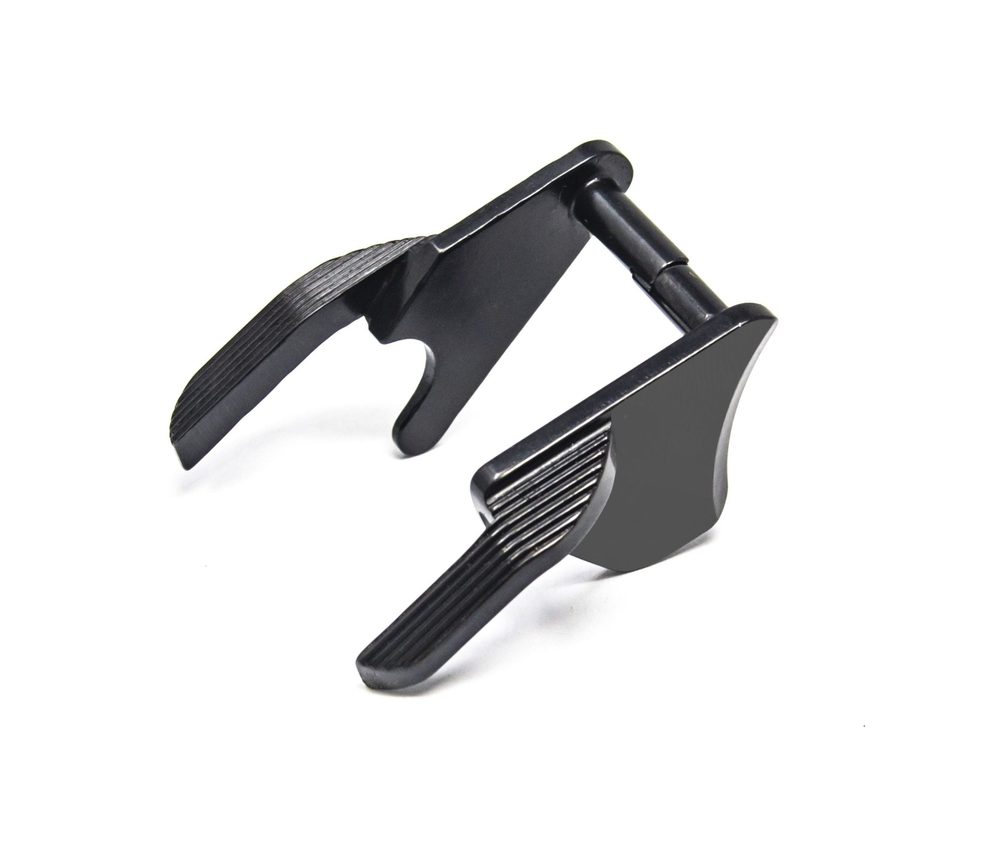 Fusion Firearms 1911 Ambi Thumb Safety – Extended, Combat Paddle, Bar-Stock, Black
