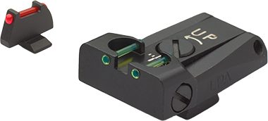 Fusion Firearms LPA Fiber Optic Beretta Stock, Brigadier, Billenium Sight Set