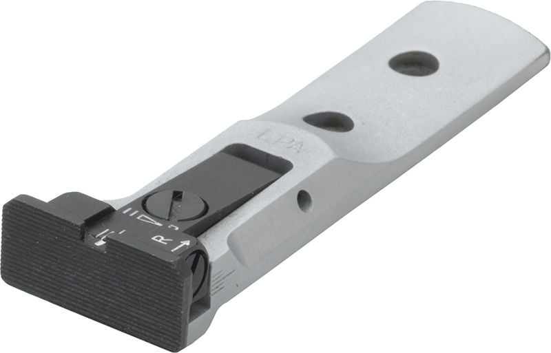 Fusion Firearms Smith & Wesson Revolver – Rear Adjustable Sight – Black Target Silver Body