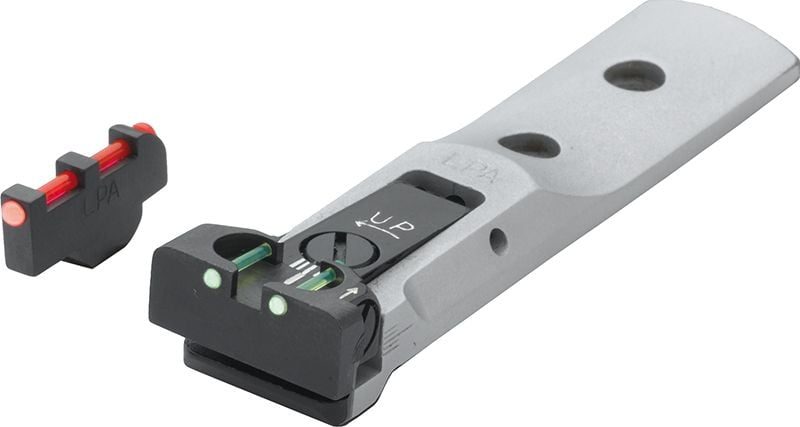 Fusion Firearms Smith & Wesson Revolver – Fiber Optic w/ Pin Fiber Front – Silver Body
