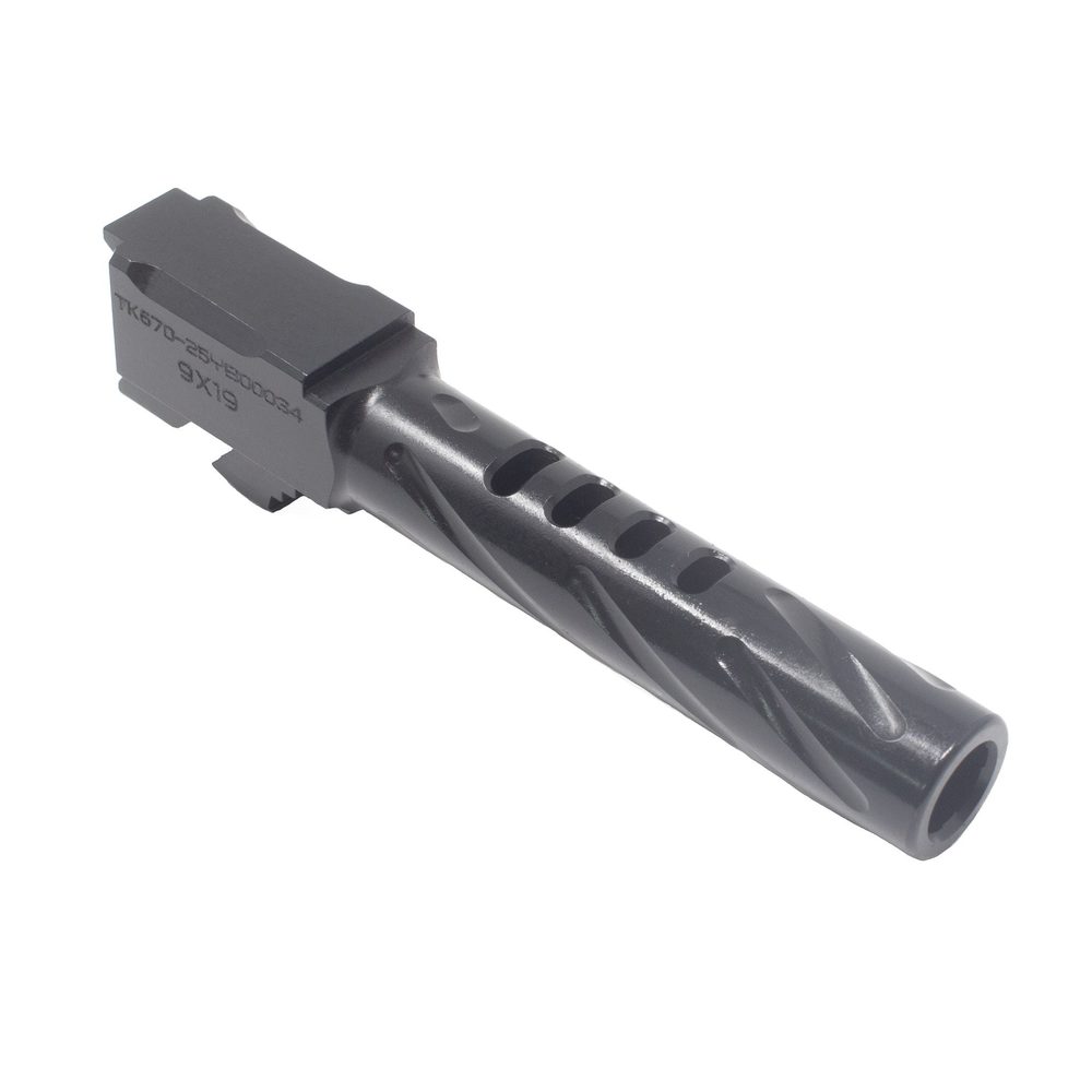 Fusion Firearms XF Pro 9MM Ported Barrel – 4″ Fluted – Glock Gen 4 Compatible – Black
