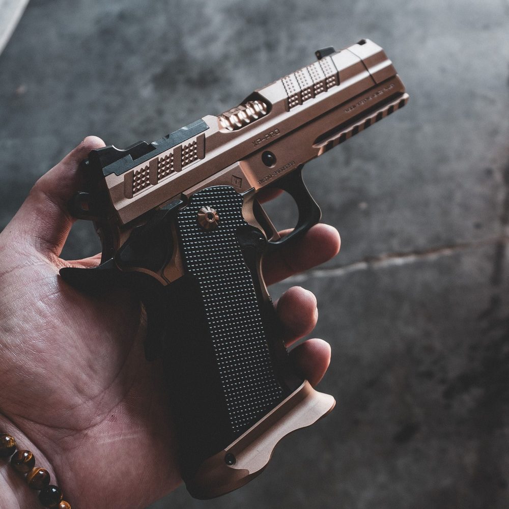 Fusion Firearms XP COMP – 9MM – BRONZE – Ambi Thumbrest (Custom Shop Edition)